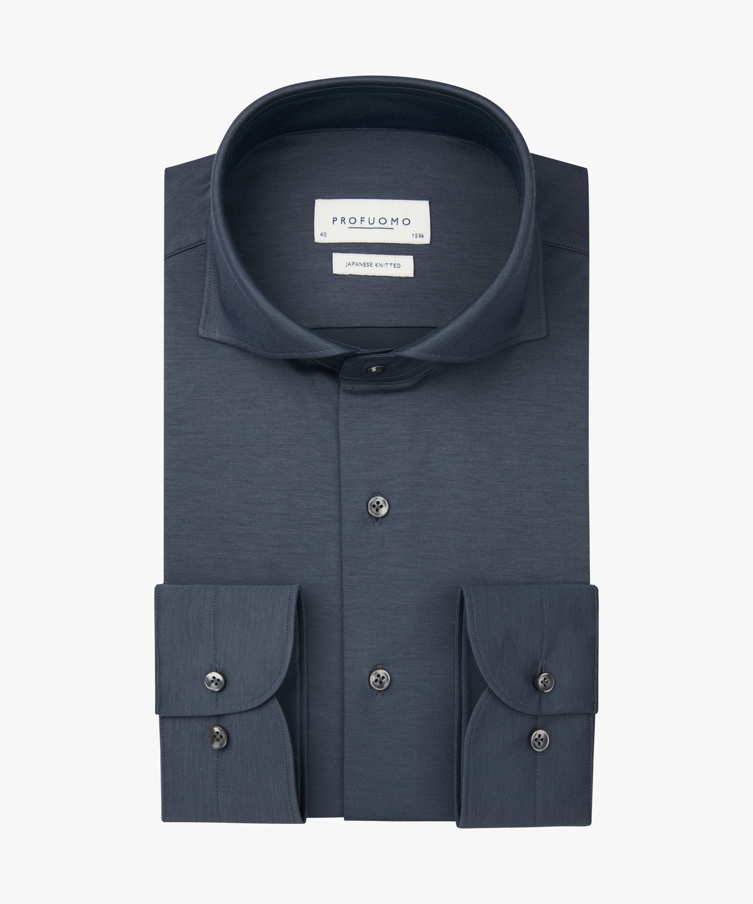 Profuomo //    INDIGO JAPANESE KNITTED SHIRT