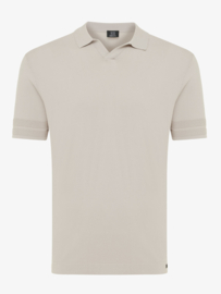 Genti no button Polo Mid Brown , vervaardigd in de cool dry  kwaliteit.