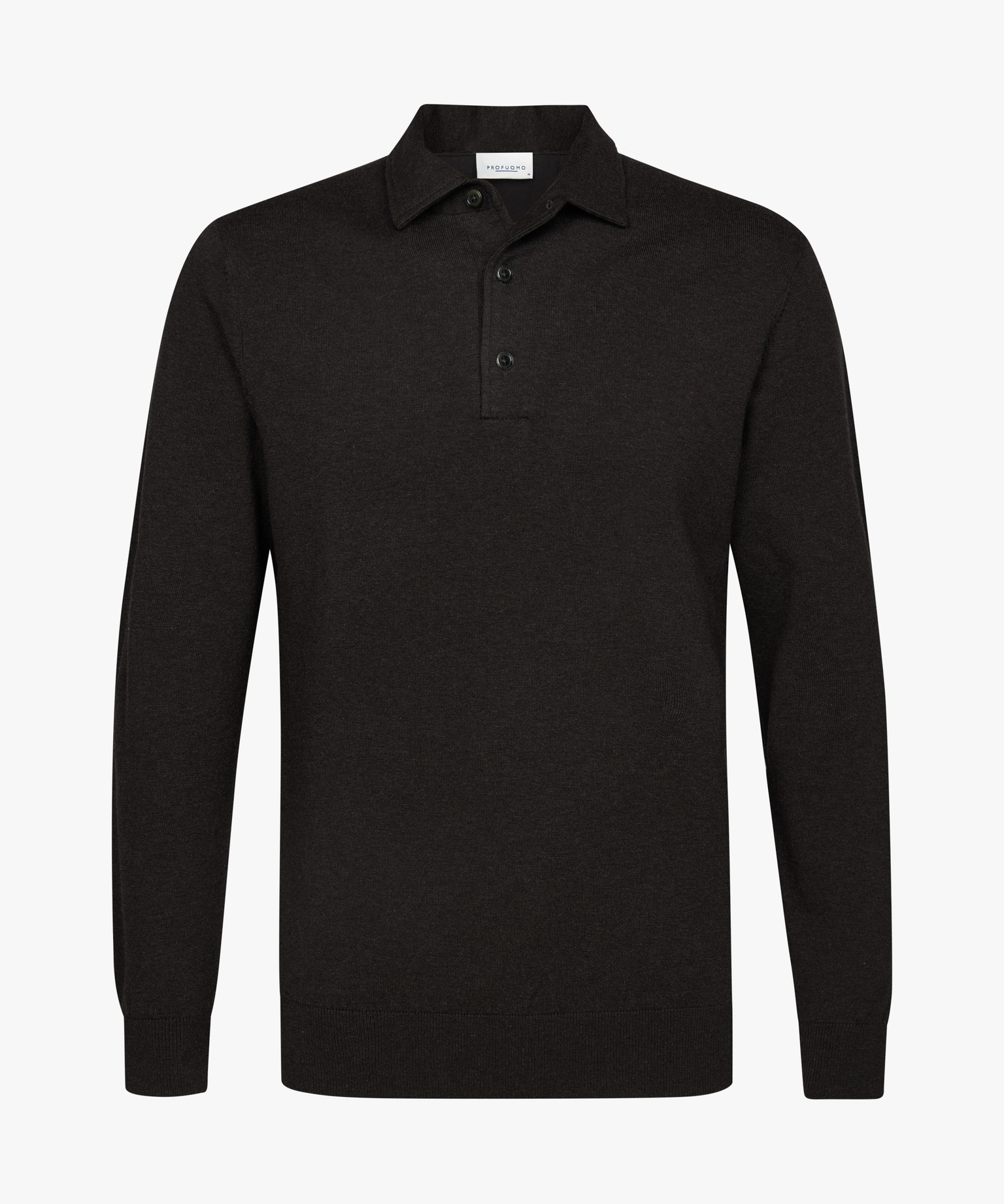 Profuomo //BROWN LUXURY BASIC ONE PIECE POLO