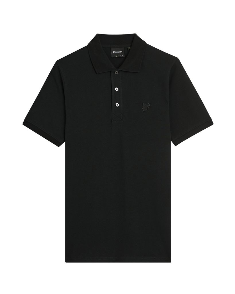 Lyle&Scott Superfine Polo Shirt Zwart