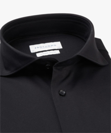 Profuomo Zwart Japanese knitted overhemd