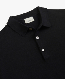 Profuomo // Zwarte merino polo