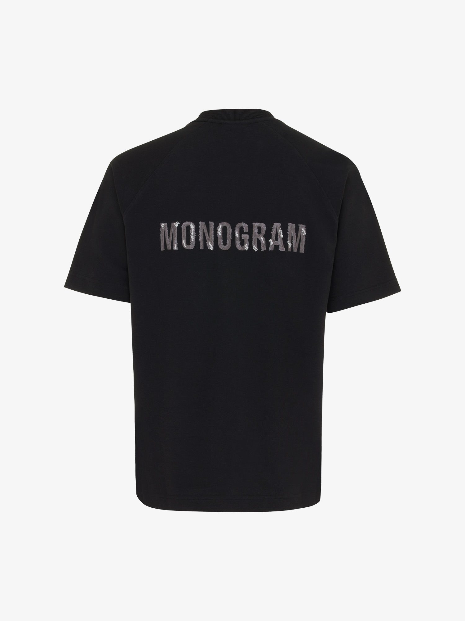 Genti // Monogram T-shirt Zwart