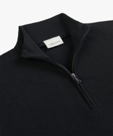 Profuomo //Zwarte merino half zip