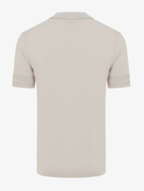 Genti no button Polo Mid Brown , vervaardigd in de cool dry  kwaliteit.