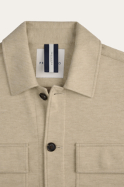Profuomo /Beige knitted overshirt