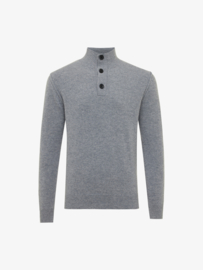 Genti Turtleneck 3 buttons | Grijs