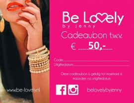 Be Lovely Cadeaubon t.w.v. € 50,-