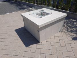 Vuurtafel Block Grey wash