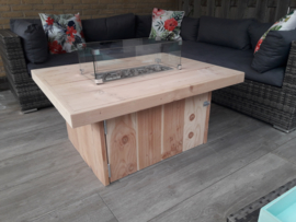 Vuurtafel Tree Douglas hout