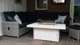 Vuurtafel Tree White wash