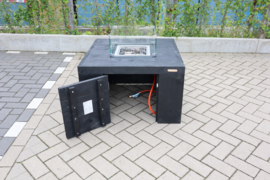 Vuurtafel Eagle Black wash