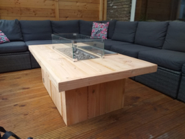 Vuurtafel Tree Douglas hout