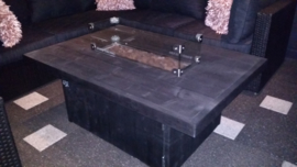 Vuurtafel Tree Black wash