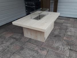 Vuurtafel Tree Nieuw steigerhout