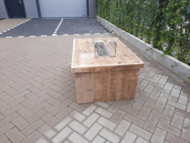Vuurtafel Block Gebruikt steigerhout