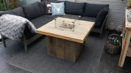 Vuurtafel Tree Gebruikt steigerhout