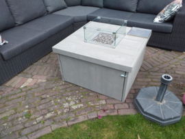 Vuurtafel Block Grey wash