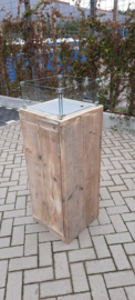 Vuurzuil Sky Gebruikt Steigerhout
