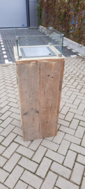Vuurzuil Sky Gebruikt Steigerhout