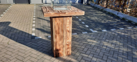 Vuur statafel Vierkant Douglas BurnD hout