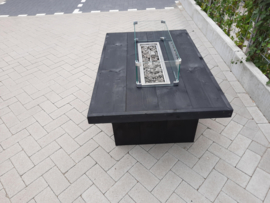 Vuurtafel Tree Black wash