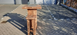 Vuurstatafel set vierkant zonder rugleuning