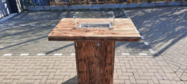 Vuur statafel Rechthoek Douglas BurnD hout