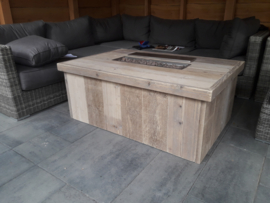 Vuurtafel Block Gebruikt steigerhout