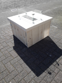 Vuurtafel Block Nieuw steigerhout
