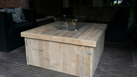 Vuurtafel Block Gebruikt steigerhout