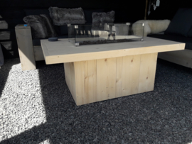 Vuurtafel Tree Nieuw steigerhout