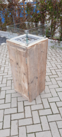 Vuurzuil Sky Gebruikt Steigerhout