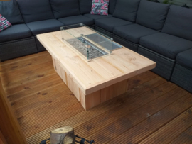 Vuurtafel Tree Douglas hout