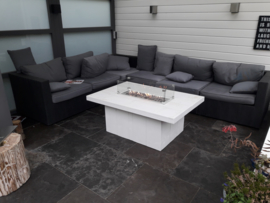 Vuurtafel Tree White wash