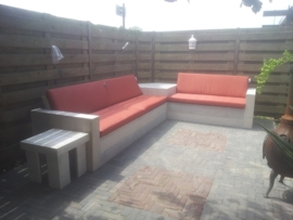 Hoekbank KESA met tafel