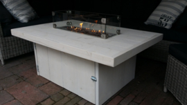 Vuurtafel Tree White wash