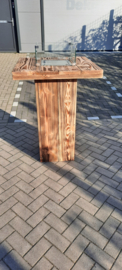 Vuur statafel Vierkant Douglas BurnD hout