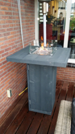 Vuur Statafel Celebration Vierkant