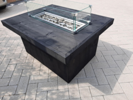 Vuurtafel Tree Black wash