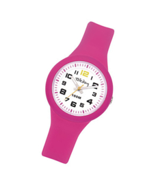 Tekday 653984 analoog horloge 32 mm 100 meter roze/ wit
