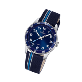 Festina F16906/2 tiener horloge 34 mm 50 meter blauw