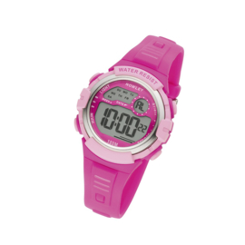 Nowley 8-6242-0-5 digitaal tiener horloge 35 mm 100 meter roze