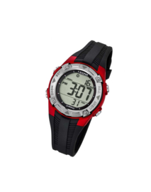 Calypso K5685/6 digitaal tiener horloge 37 mm 100 meter zwart/ rood