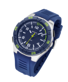 Sinar XD-45-2 analoog tiener horloge 44 mm 100 meter blauw/ groen