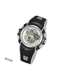 Calypso K5610/8 digitaal tiener horloge 45 mm 100 meter zwart/ grijs