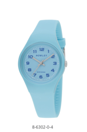 Nowley 8-6311-0-5 analoog tiener horloge 34 mm 100 meter blauw