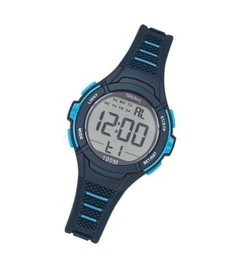 Tekday 654661 digitaal tiener horloge 35 mm 100 meter blauw