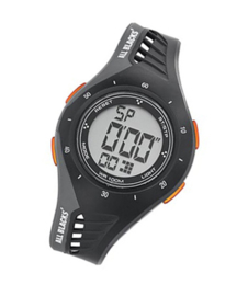 All Blacks 680192 digitaal tiener horloge 40 mm 100 meter zwart/ oranje