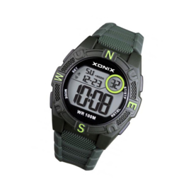 Xonix KQA-001 digitaal tiener horloge 40 mm 100 meter groen